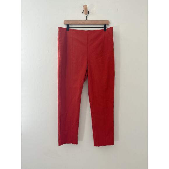 MM Lafleur The Oshima Pants Plus Size 2X Red Chili Flake Dressy Pull On Trousers - Picture 3 of 10